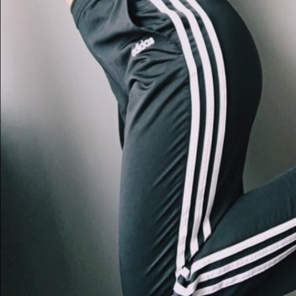 Dark Gray Adidas Track Pants/Joggers